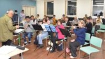 16日、備前吹奏楽フェス 5団体出演　練習成果発揮 会場と一体に