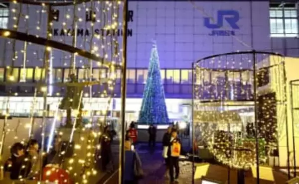 MOMOTAROH FANTASY開幕　県都の玄関口華やかに 岡山　