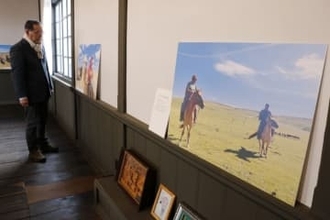 モンゴル交流の歩み紹介　勝央で企画展 写真など100点公開