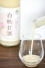 規格外活用した「白桃甘酒」　なんば農園、製造継続へ資金調達
