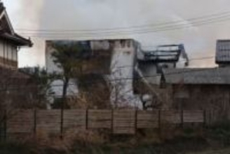 美咲町で民家全焼、焼け跡から1遺体見つかる　身元確認急ぐ 美咲署