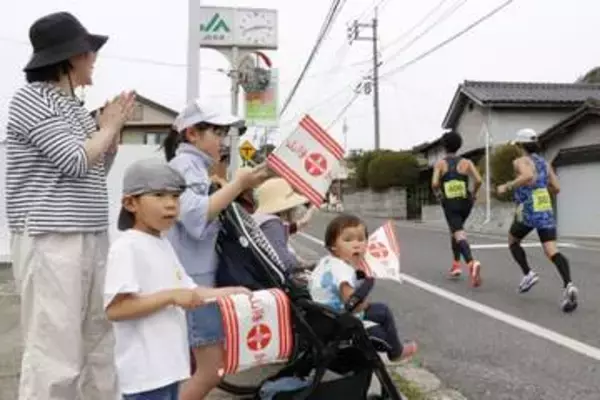 声援、もてなし地域ぐるみで盛り上げ　津山加茂郷マラソン