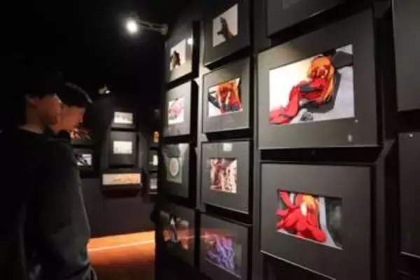 エヴァの世界観感じて　イオンモール岡山　セル画や原画、設定資料500点