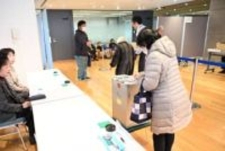 期日前投票スタート　美作市長選 市役所など6カ所