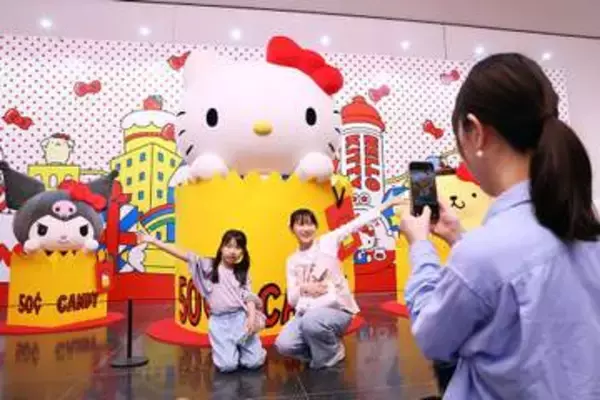 【写真特集】Hello Kitty展“思い出のキティに会いに行く”　岡山県立美術館で5月10日まで