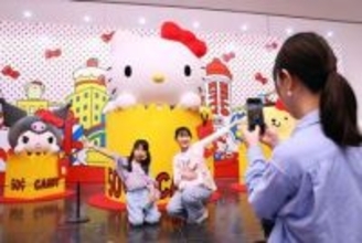 【写真特集】Hello Kitty展“思い出のキティに会いに行く”　岡山県立美術館で5月10日まで