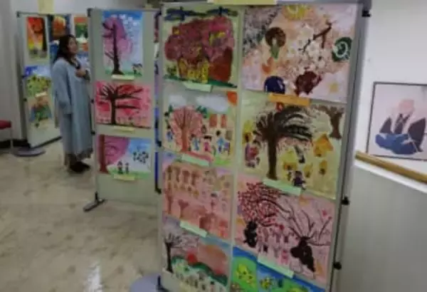 菅茶山漢詩、児童生徒が絵で表現　福山・記念館で414点展示