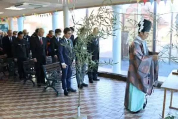 蒜山スノーレジャー3施設 無事故と積雪願う　真庭・ヒルゼン高原センターで祈願祭