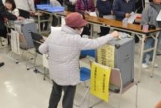 期日前投票スタート　津山市長選・市議補選 東庁舎など6カ所