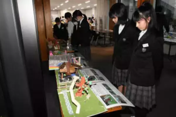 未来の公共施設デザイン　落合中生 ミニチュア模型展示