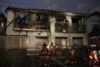 アパートの2室全焼 焼け跡から1人の遺体　岡山市南区妹尾