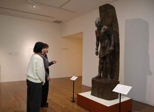 平櫛田中の写実表現にスポット　井原の美術館企画展、作品変遷たどる