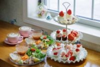 県産イチゴのメニューいかが　倉敷アフタヌーンティー 33店参加