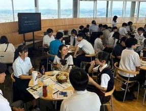 吉備の環ラボ 岡山でキックオフイベント　高校生ら40人が交流 起業や進路語り合う