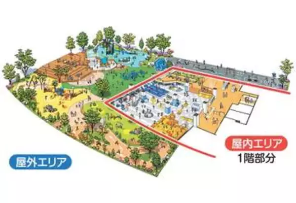 交流棟概要発表 遊び場でにぎわい創出　倉敷市 ボートレース児島再整備