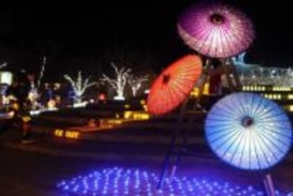 LED10万個 寒さ忘れる幻想世界　岡山4会場で西大寺ファンタジー