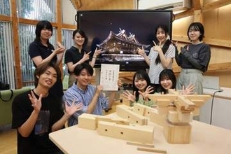 吉備津神社本殿・拝殿　デジタル3D映像やマイクラ再現　県立大生が14日から体験型企画展