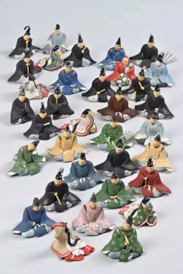 池田家ゆかりの彩色備前「三十六歌仙」公開へ　3月、岡山県立博物館