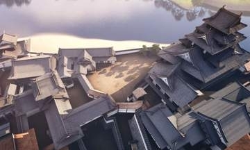 江戸期の岡山城　CGで再現　3日から天守で上映