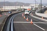 「岡山・県道箕島高松線4車線化　新陸橋 部分運用始まる 3月全面開通　」の画像1