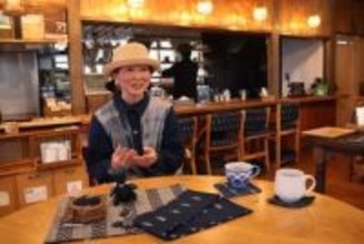 伝統の備後絣、カフェで魅力発信　福山の西東さん 手作り品で彩る
