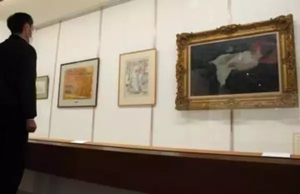 総社出身の洋画家・満谷国四郎の企画展　吉備路文化館、版画と絵画表現の違い楽しんで
