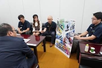 GⅡ大賞に来場を　児島ボート PRキャラバン隊来訪