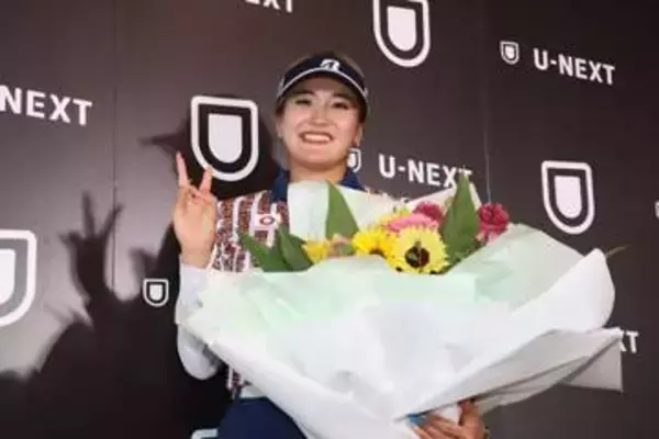 全英女子ゴルフV 桑木が笑顔の帰国　地元岡山の盛り上がりに喜び【動画あり】