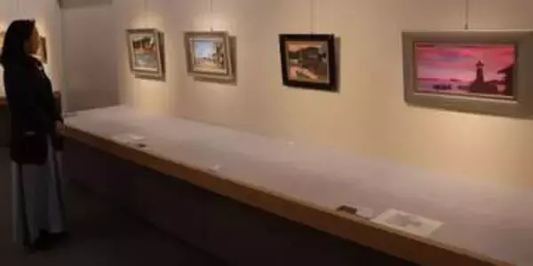「鞆の浦を描く」テーマに絵画展　天満屋福山店、人気作家の約40点