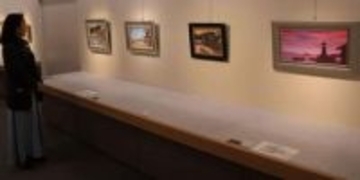 「鞆の浦を描く」テーマに絵画展　天満屋福山店、人気作家の約40点