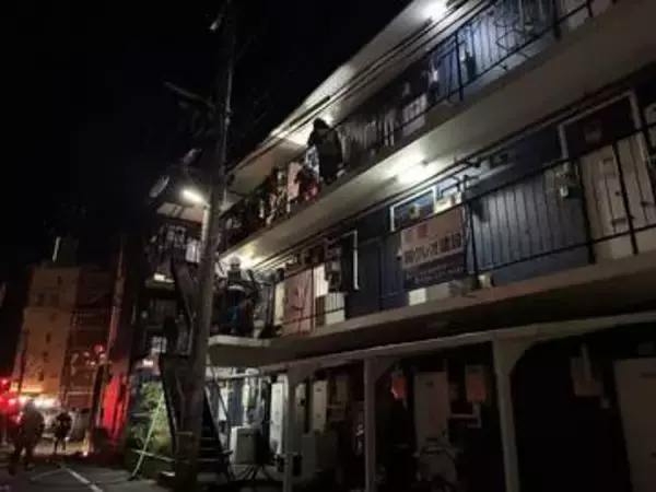 岡山市北区伊福町の共同住宅で火災　約50分後に鎮火 住人の男性救急搬送