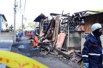 岡山・早島の火災が鎮火 延焼の住宅は全焼・半焼・一部焼損　倉敷署 7日に状況公表【動画あり】