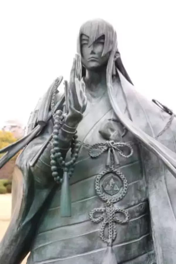 刀剣乱舞「江雪左文字」像修繕　福山市、昨秋破損確認し対応