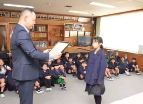 環境美化教育で優良校 和気・本荘小　ごみ拾い、地域に広がる