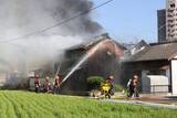 「倉敷市老松町で民家全焼　」の画像1
