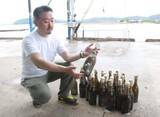 「シャンパンを海中熟成　ソムリエ飯野さんが邑久町漁協と協力」の画像1