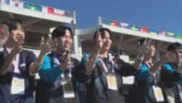 東京２０２５デフリンピック　１４日から静岡・伊豆市での自転車競技が始まる　子どもたちが手話を使って応援