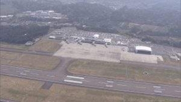 【速報】静岡空港ターミナルビルの一部で停電　静岡発の２便出発できず
