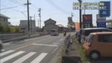 乗用車が道路から外れて横転　運転していた７８歳の男性が死亡　浜松市中央区