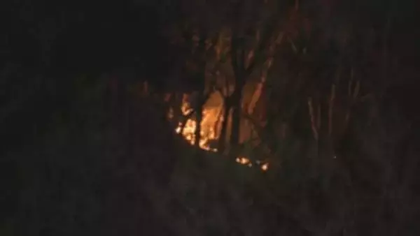 山林を走行して単独事故を起こし出火…山火事の出火元は全焼で見つかった乗用車か　静岡・藤枝市