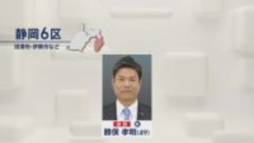 【衆院選速報】静岡6区は自民党の前職・勝俣孝明さんが6回目の当選　県内で唯一高市総理が応援に入る