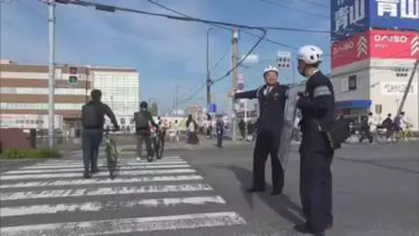 4月の自転車「青切符」37件…うち35件が「ながら携帯」　事故は去年の25%減　県警「利用者の意識が変わった」　静岡