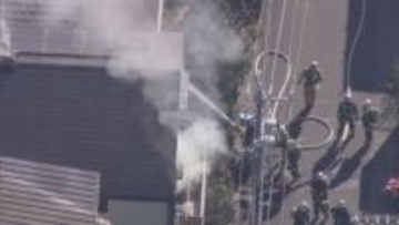 静岡市葵区の住宅で火事　８０代の夫婦が煙を吸って病院に搬送