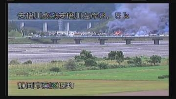【速報】静岡市の製茶工場で火事　現在も延焼中　けが人はなし