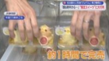 あの「ぴよりん」が２月２６日ＪＲ静岡駅で１日だけの限定販売　売り場には大行列が