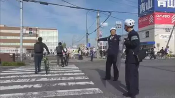 運用開始10日間で11人に『青切符』　うち10人が自転車「ながらスマホ」　静岡県警