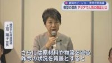 コンテンツ産業は成長戦略17分野の一つ…政界の大物もホビーショー視察に　メーカーも国に期待「世界に発信できる支援を」　静岡市