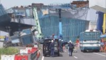 8人死傷の橋げた落下事故で工事に遅れ　静清バイパスの一部区間が来年度中に開通の見通し　静岡市清水区