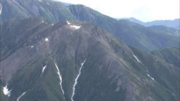 【南アルプス】60代の女性が赤石岳を下山中に約30メートル滑落 約3時間後に警察ヘリが救助 ＝静岡県