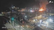 【動画あり】一時、炎が高く上がる　下田市で建物１棟を全焼する火事　けが人なし＝静岡